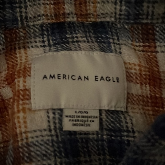 American eagle crop flannel size large - Picture 2 of 4